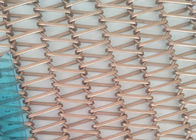 Sprial Weave architektoniczna kurtyna z siatki przenośnikowej do dekoracji budynków