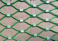Miękko elastyczne ozdobne ogrodzenie z siatki, pleciona siatka z PVC / nylonu
