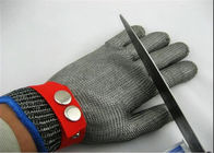 Odporne na przecięcie ze stali nierdzewnej odporne na przebicie rękawice rzeźnicze z siatki metalowej XS-3XL
