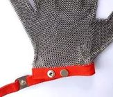 Rękawice ochronne ze stali nierdzewnej odporne na przecięcie Druciana siatka metalowa Odporne na przecięcie Oddychające