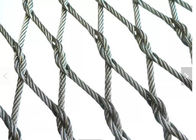Fasada budynku 70x120mm Ss Rope Mesh Woven Guardrail Protection Network