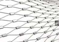 Fasada budynku 70x120mm Ss Rope Mesh Woven Guardrail Protection Network