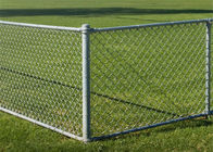 Powlekane PVC 6x6cm ogrodzenie z otworami na ogniwa łańcucha używane do ogrodzenia ogrodu i ogrodzenia autostrady