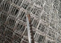 6-calowa tkanina ogrodzeniowa o wysokim kształcie diamentu z instalacją z drutu kolczastego