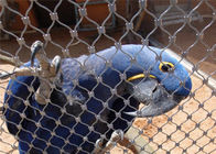 Wiązana siatka na ptaki 1,5 mm 7x19 ze stali nierdzewnej do woliery papugi