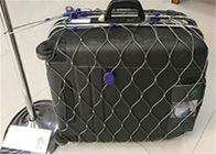 Antykradzieżowe torby siatkowe ze stali nierdzewnej, szara torba z siatki drucianej w kolorze szarym