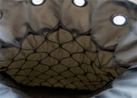 Antykradzieżowe torby siatkowe ze stali nierdzewnej, szara torba z siatki drucianej w kolorze szarym