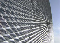 Rozszerzona dekoracyjna siatka aluminiowa Kolorowa tkana siatka do wieszania na ścianie zewnętrznej
