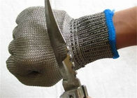Niezawodne działanie Rękawice siatkowe ze stali nierdzewnej do przemysłowej ochrony przed przecięciem