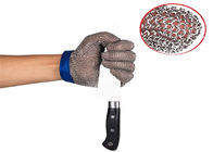Przemysłowe odporne na przecięcie rękawice ochronne ze stali nierdzewnej, rękawica rzeźnicza