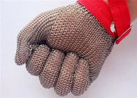 Przemysłowe odporne na przecięcie rękawice ochronne ze stali nierdzewnej, rękawica rzeźnicza
