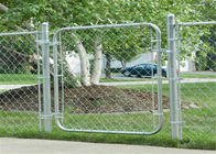 8 stóp x 50 stóp ogrodzenie z ogniwa łańcucha z drutem kolczastym dla wysokiego poziomu bezpieczeństwa