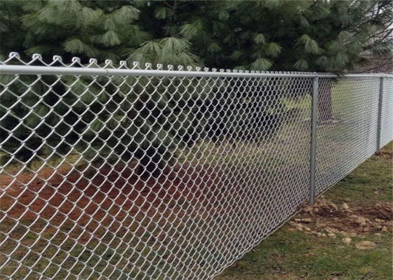 10 Gauge Pvc Coated Chain Link Ogrodzenie Ocynkowane ogrodzenie z siatki diamentowej 50FT